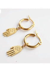 Augusta Visionary Hoop Earrings (gold plated)