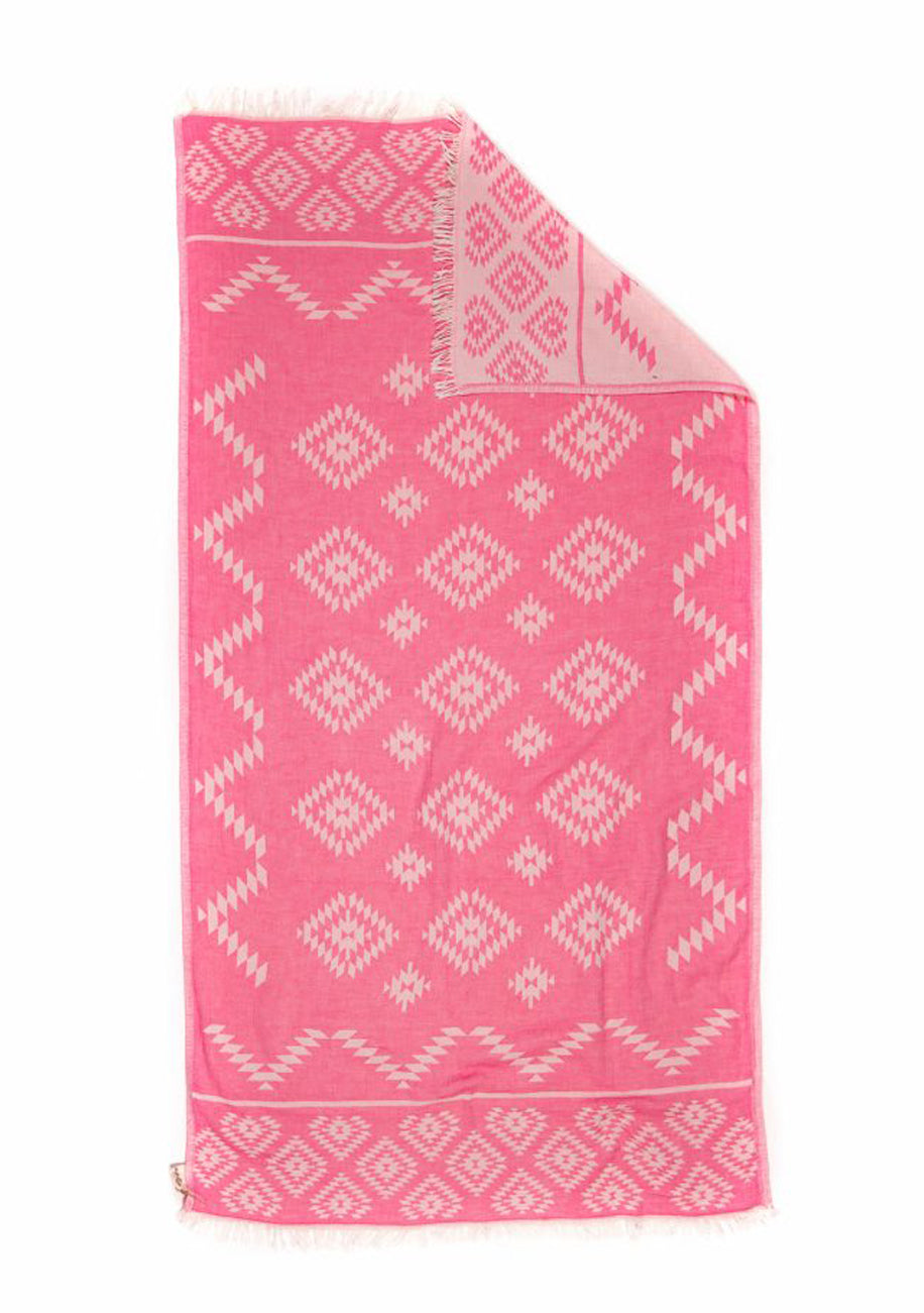Traditional Peshtemal Towel - Diamond Design - 2 colours