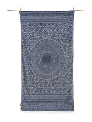 Traditional Peshtemal Towel - 2 colours Leopard/Mandala Design